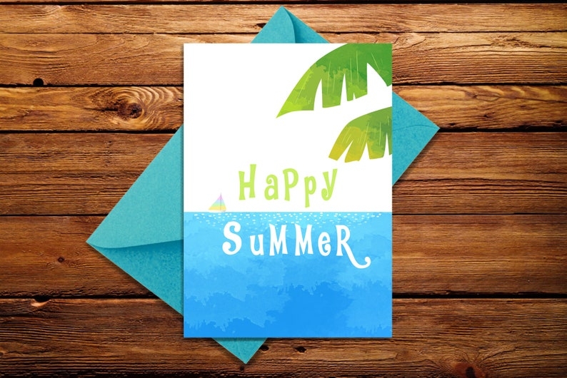 summer card printable