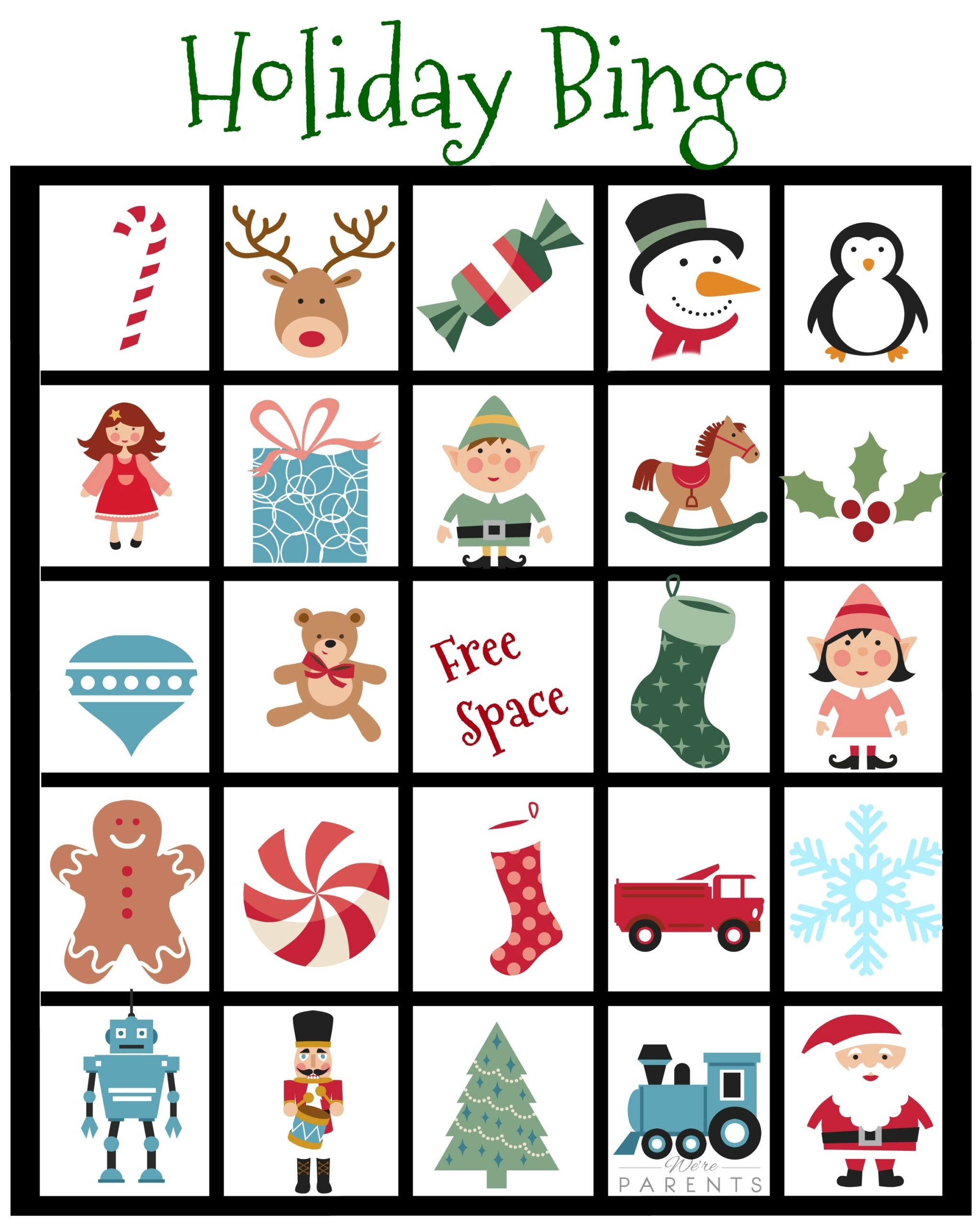 winter holiday cards printable