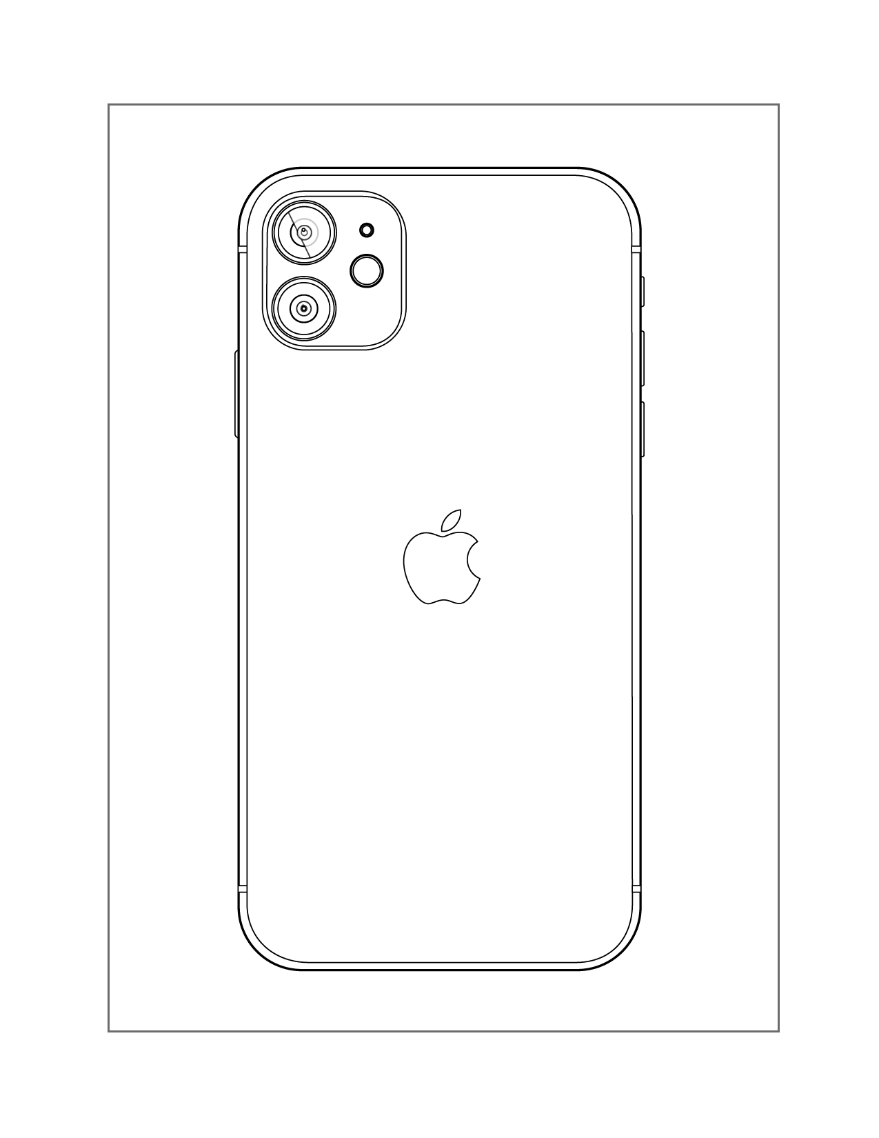 Printable IPhone Coloring Pages For Kids