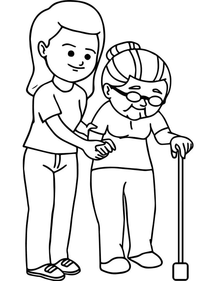 kindness pictures to color printable