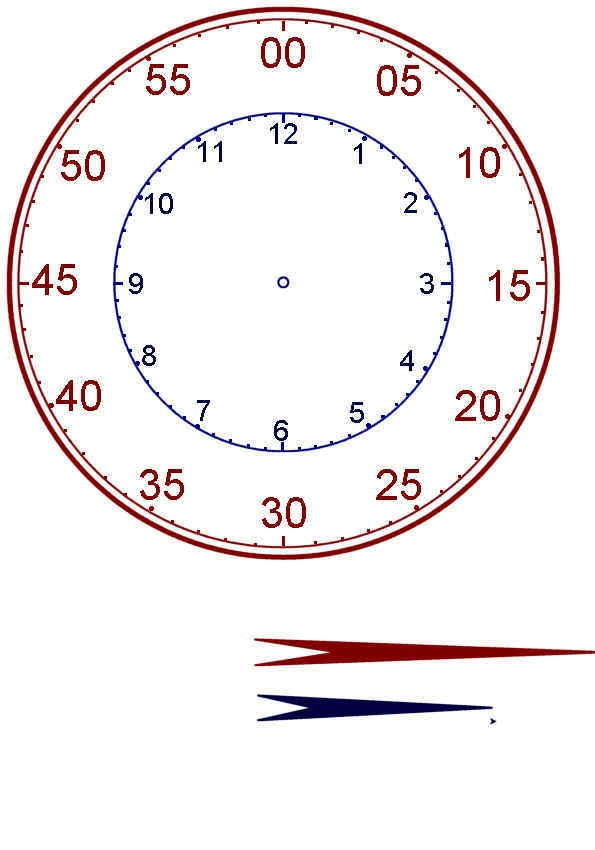Printable Learning Clock Printable Calendars AT A GLANCE