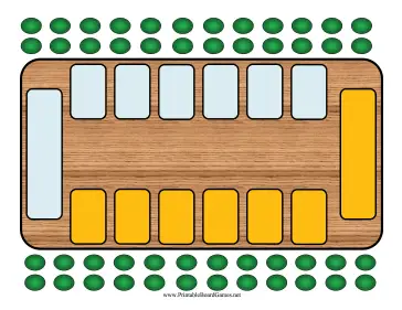 Printable Mancala Board