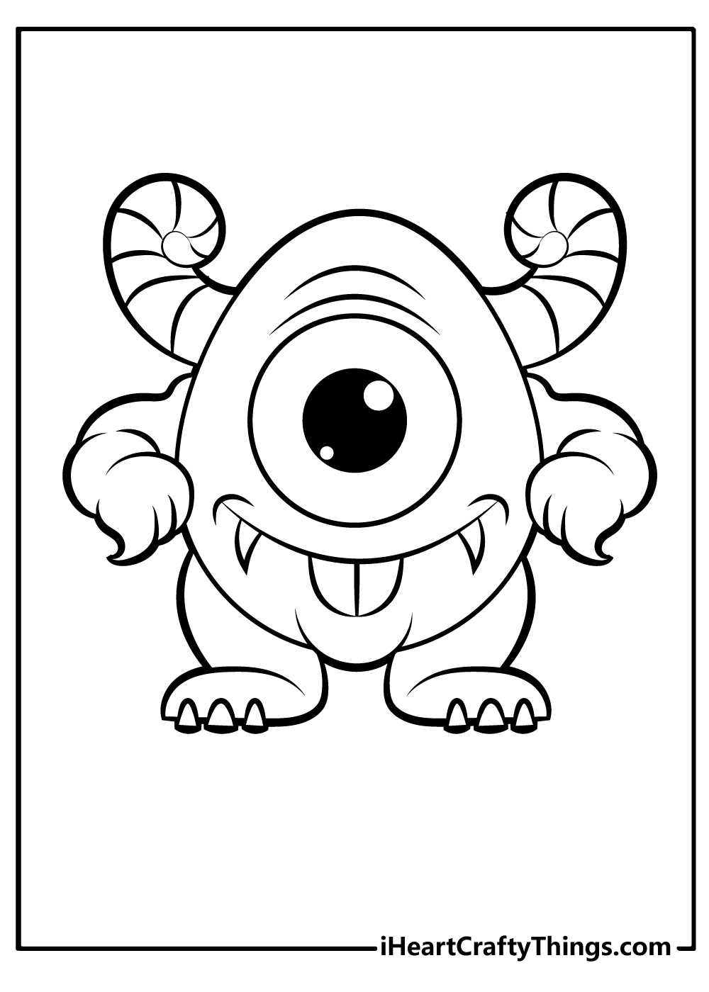 Printable Monster Coloring Pages Updated 2022 Coloring Home