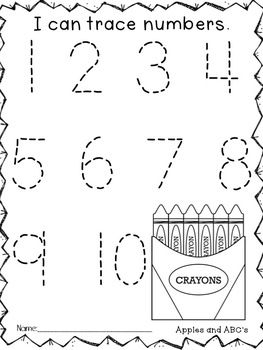 printable number activities for 3 year olds
