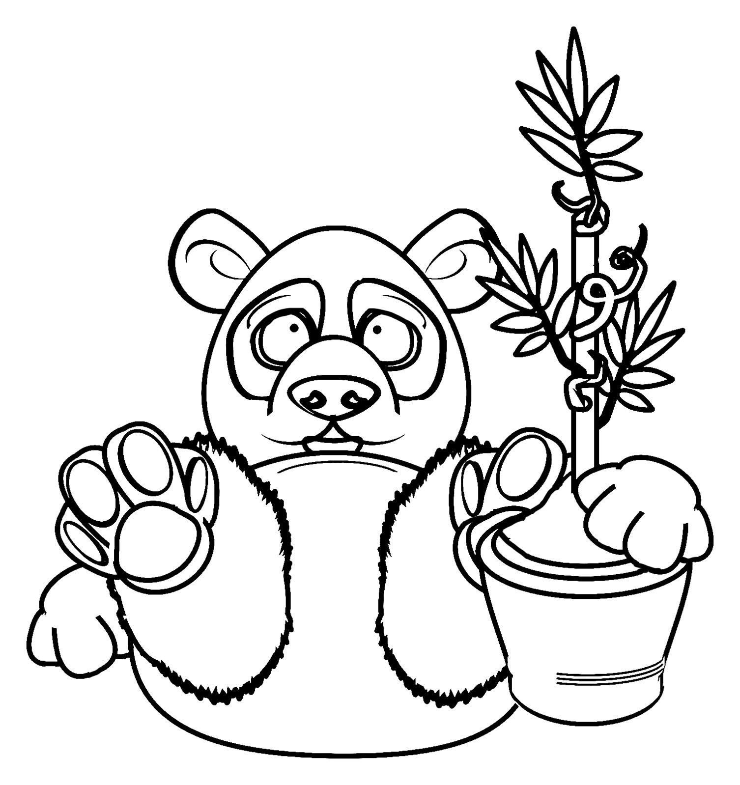 Pandas Coloring Pages