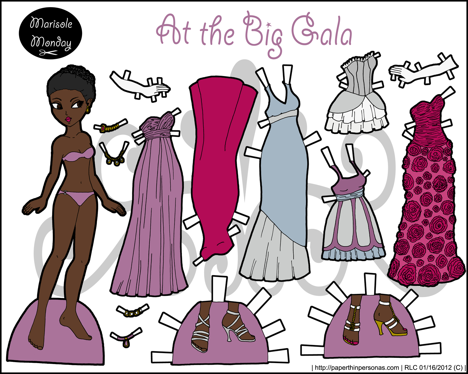 Printable Paper Dolls Templates