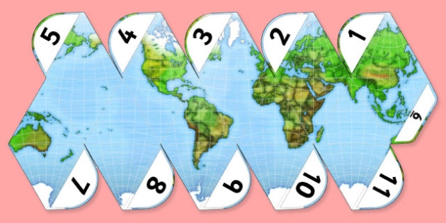 Printable Paper Globe Template Tunersread