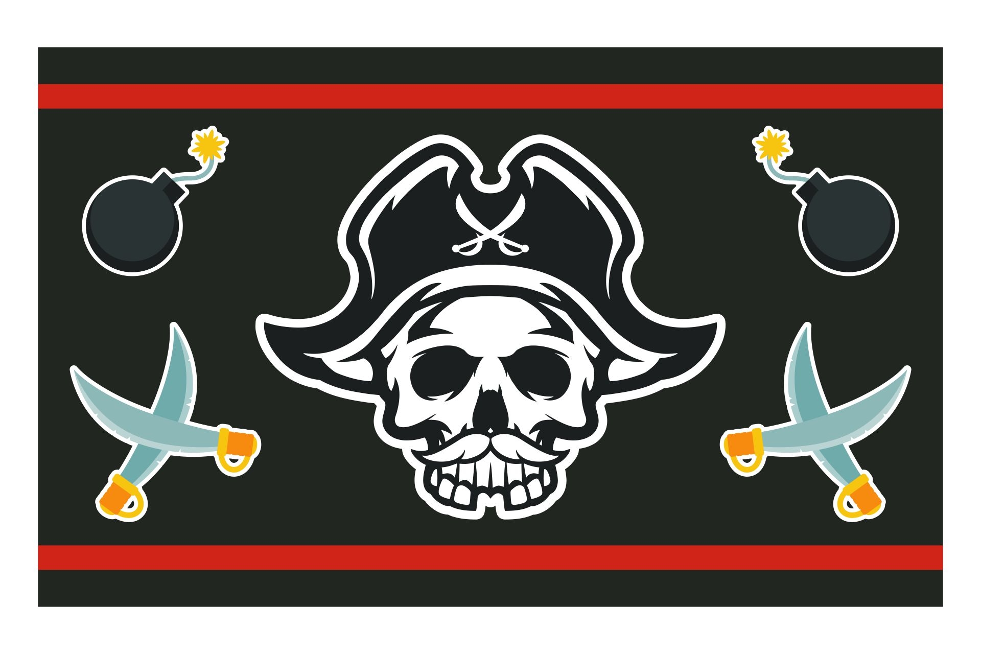 flag printable template