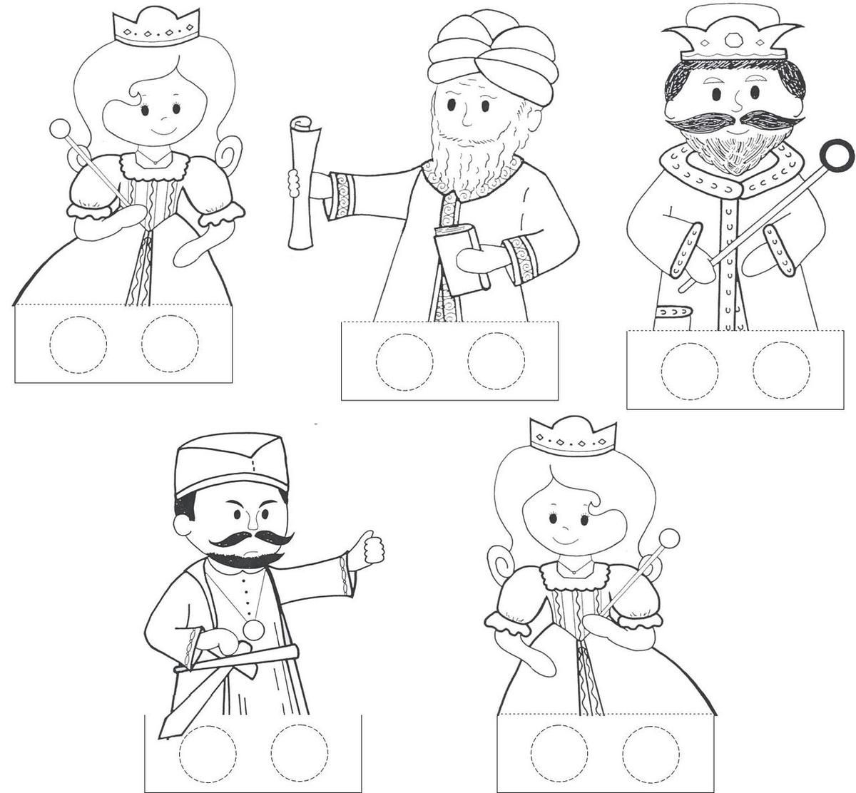 Printable Purim Characters