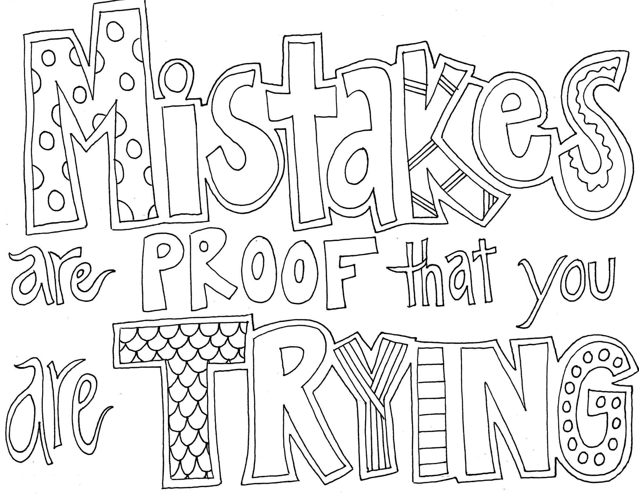 Quote Coloring Pages