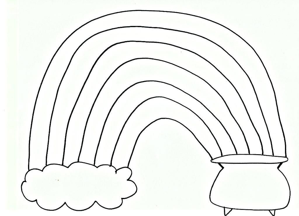 Printable Rainbow Pictures Coloring Home