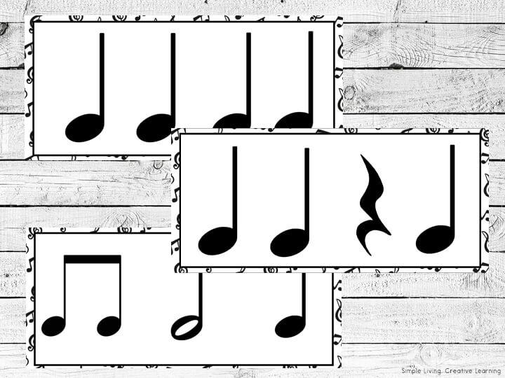 Printable Rhythm Cards Simple Living Creative Learning