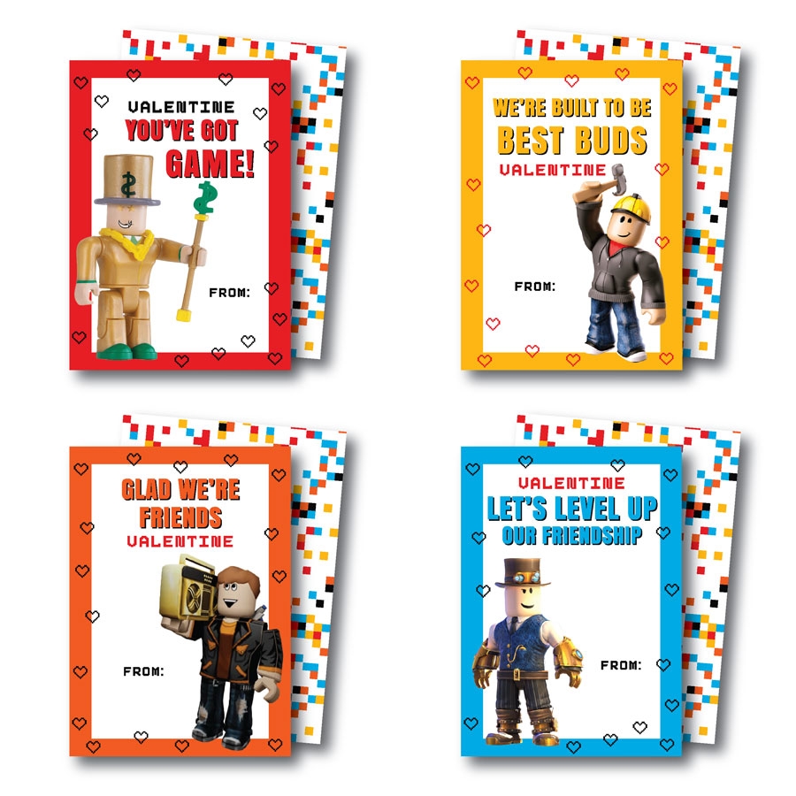 Printable Roblox Valentines Cards Simply Noted