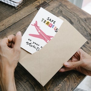 Printable Safe Travels Card Moving Card Gap Year Card Etsy