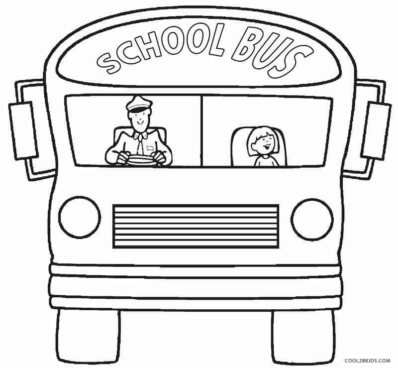 School Bus Coloring Page