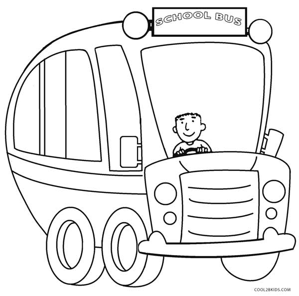 Printable School Bus Coloring Page For Kids Cool2bKids