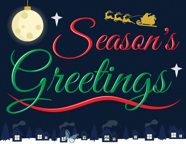 Printable Seasons Greetings Sign