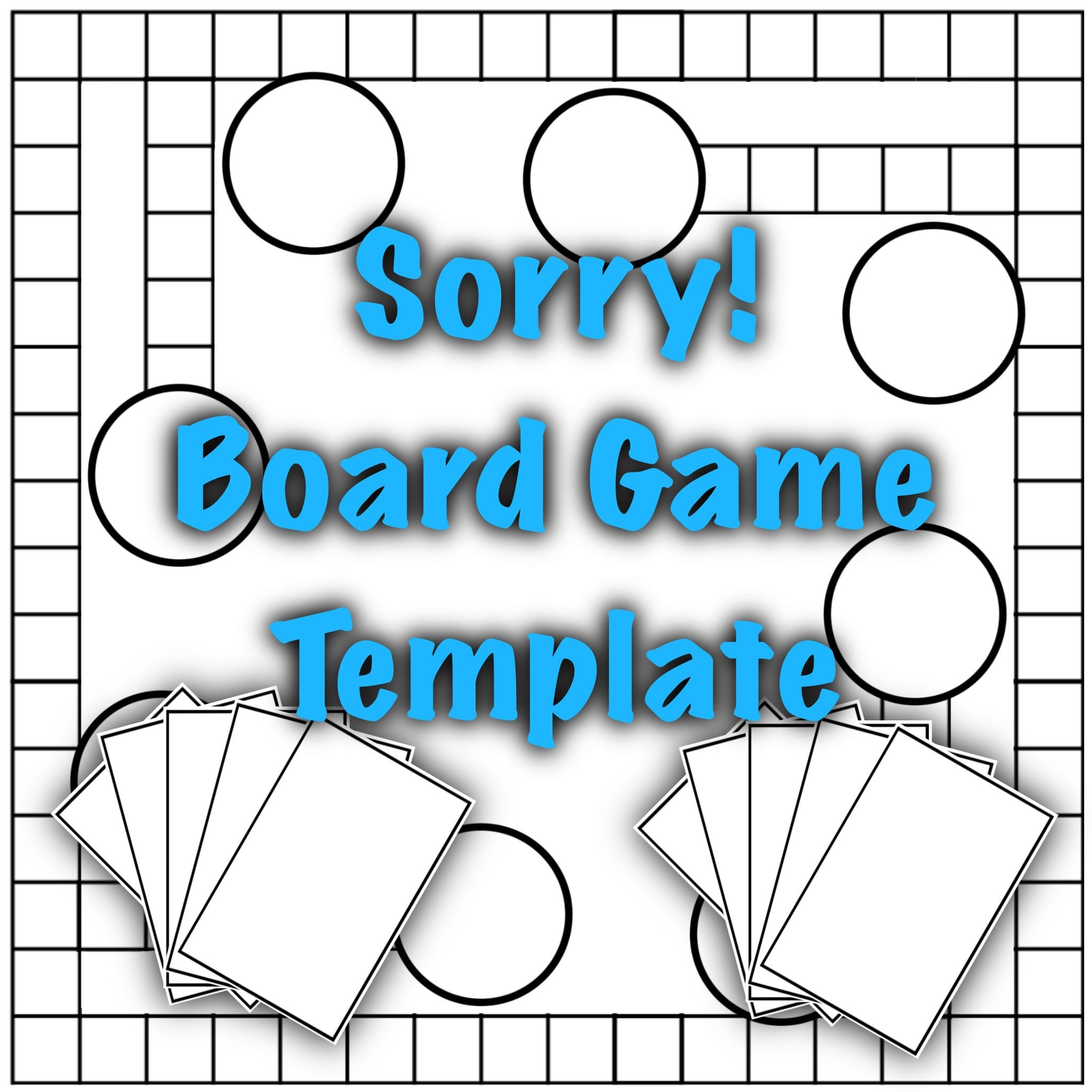 Printable Sorry Board Game Make Your Own Board Game Printable