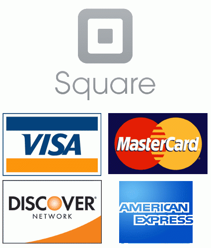 Printable Square Credit Card Signs