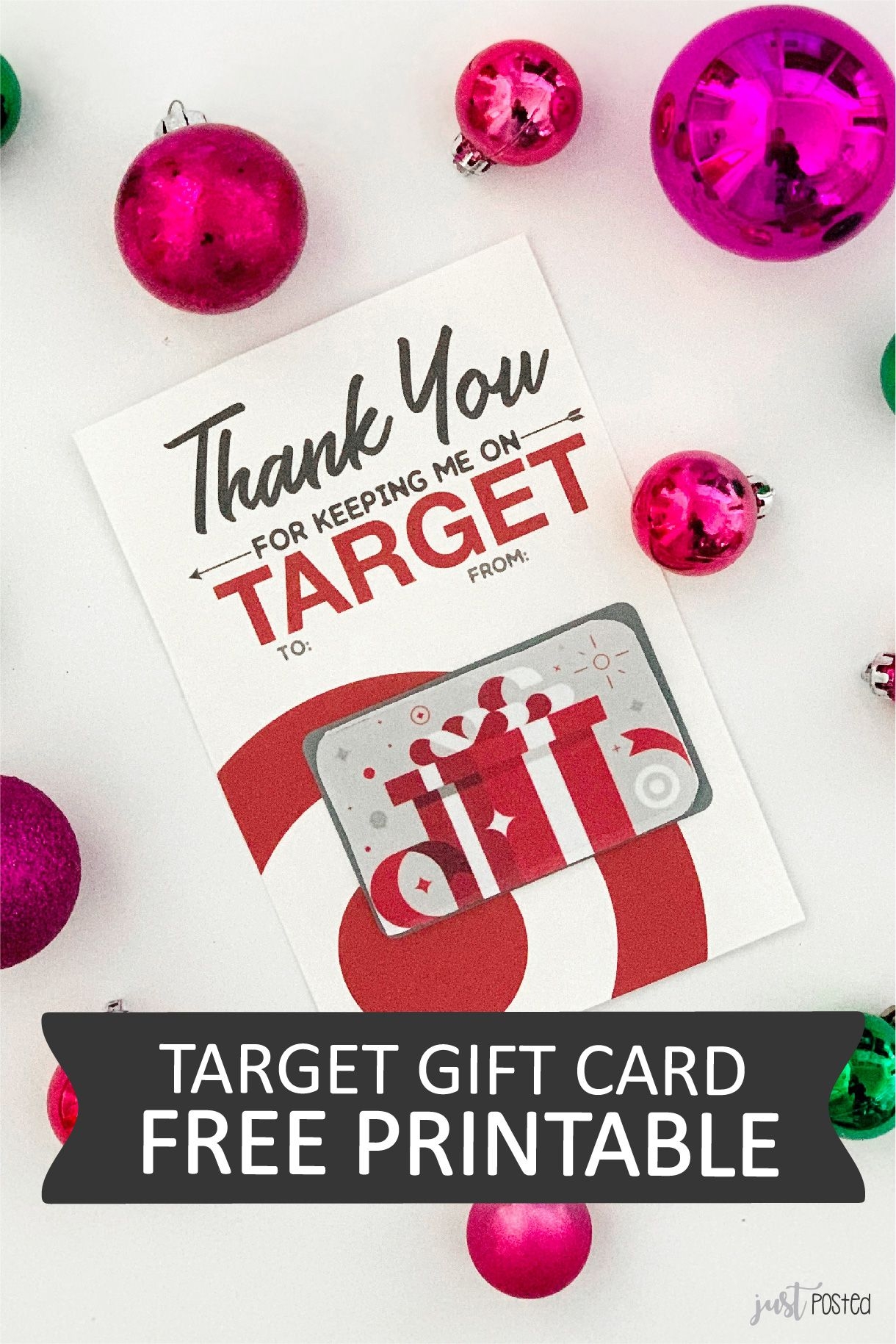 Printable Target Gift Cards Printable New Year Banners