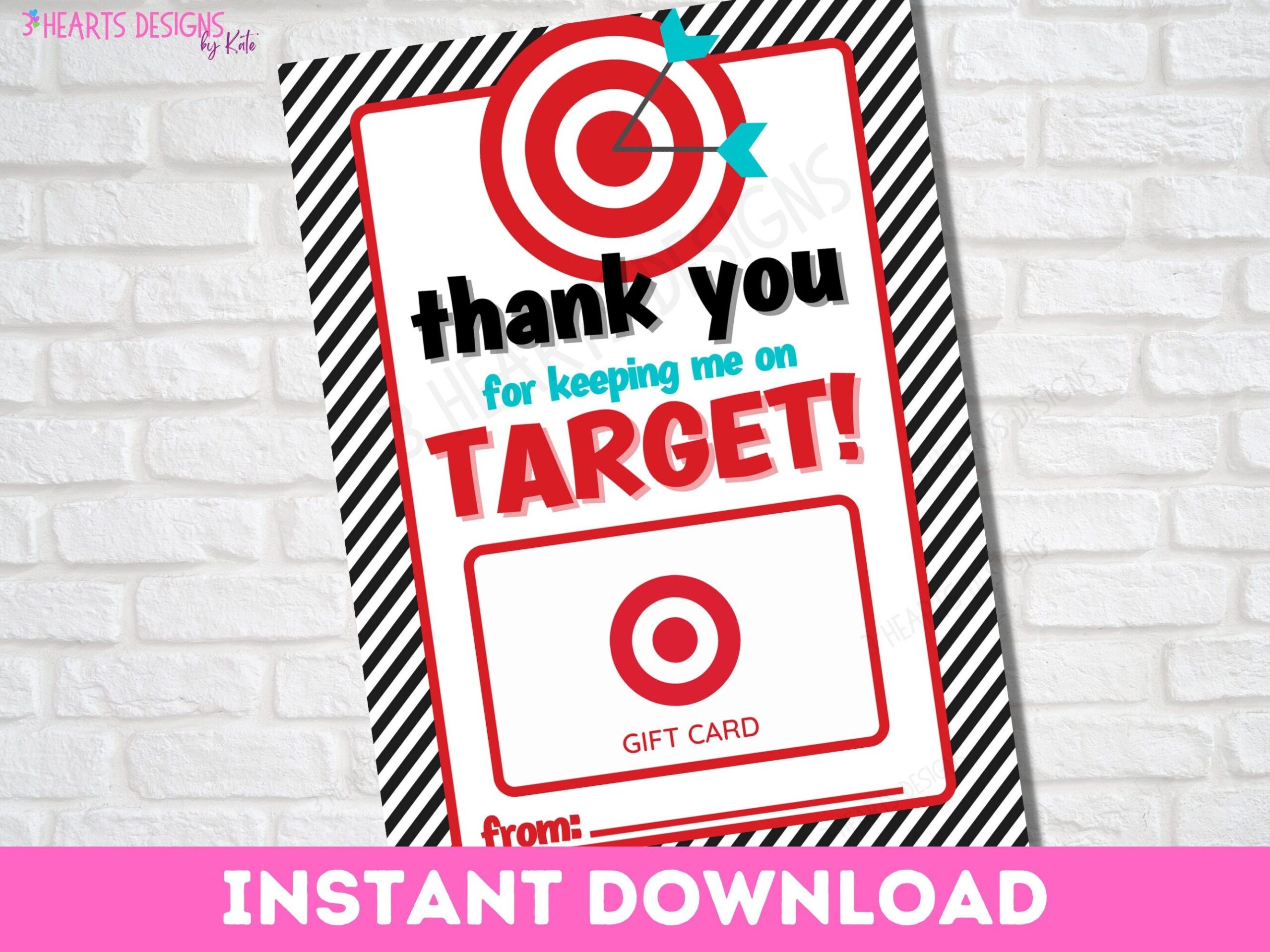 PRINTABLE Teacher Appreciation Gift Card Holder Teacher Thank You Gift