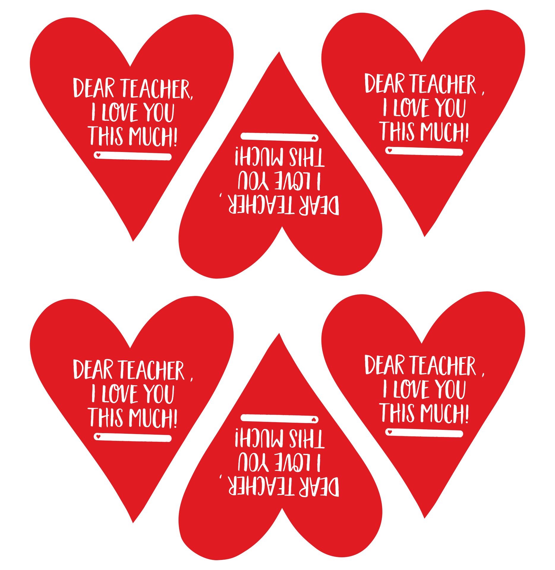 valentine cards from teacher to students printable