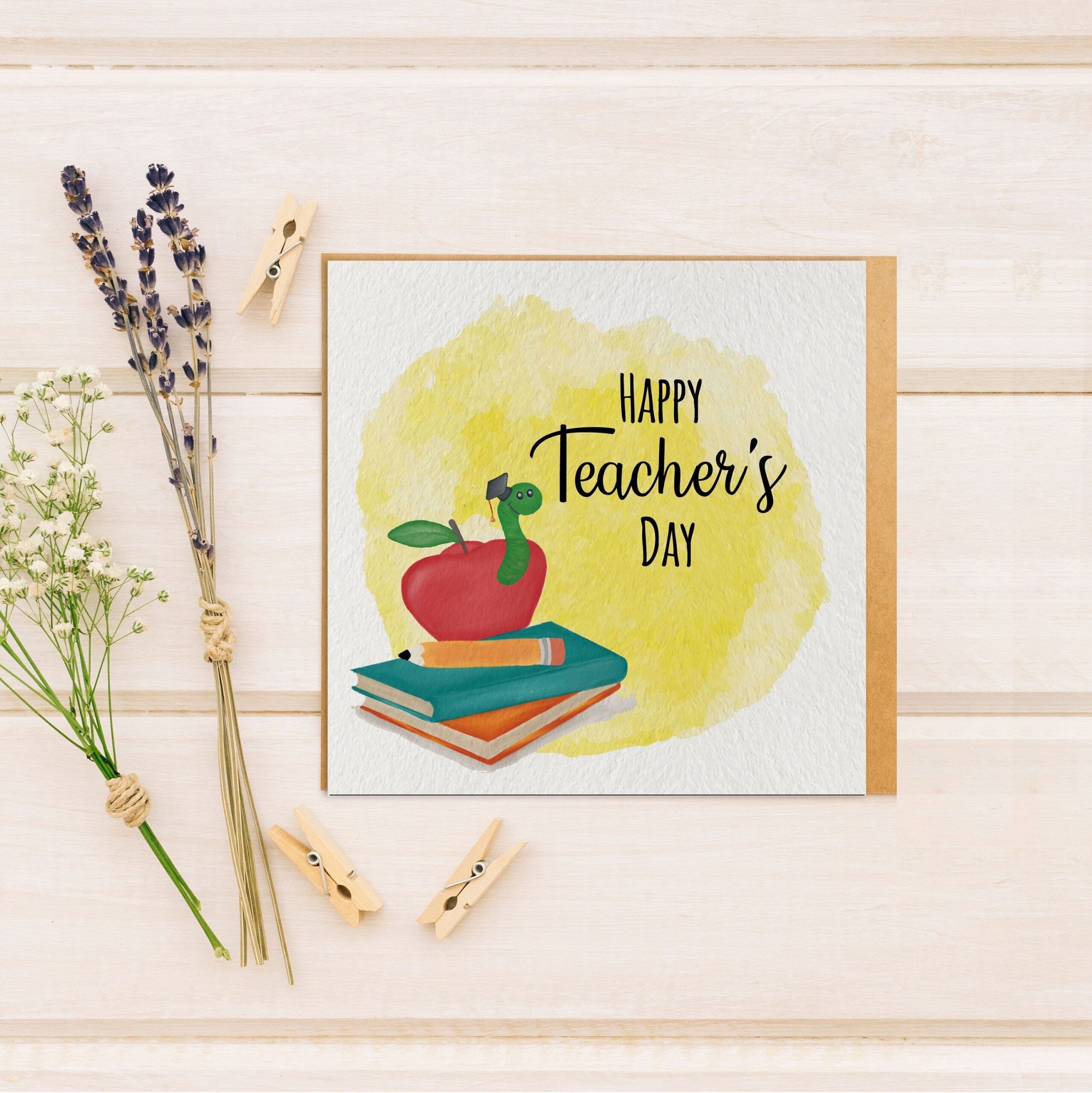 Printable Teachers Day Card Design Printable Cards