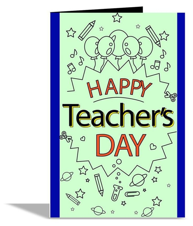 world teachers day card free printable