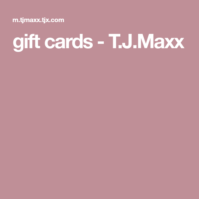 Printable Tj Maxx Gift Card Printable Word Searches