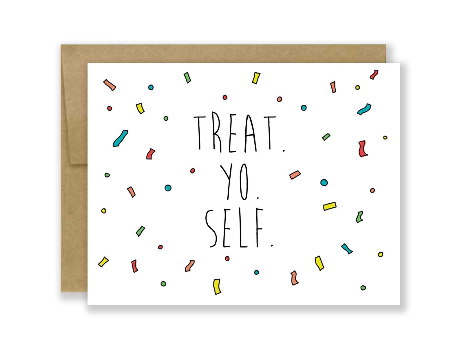 PRINTABLE Treat Yo Self Card Parks And Rec Card Parks And Etsy