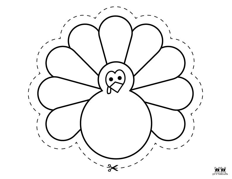 free turkey printable template