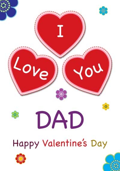 valentine cards for dad printable