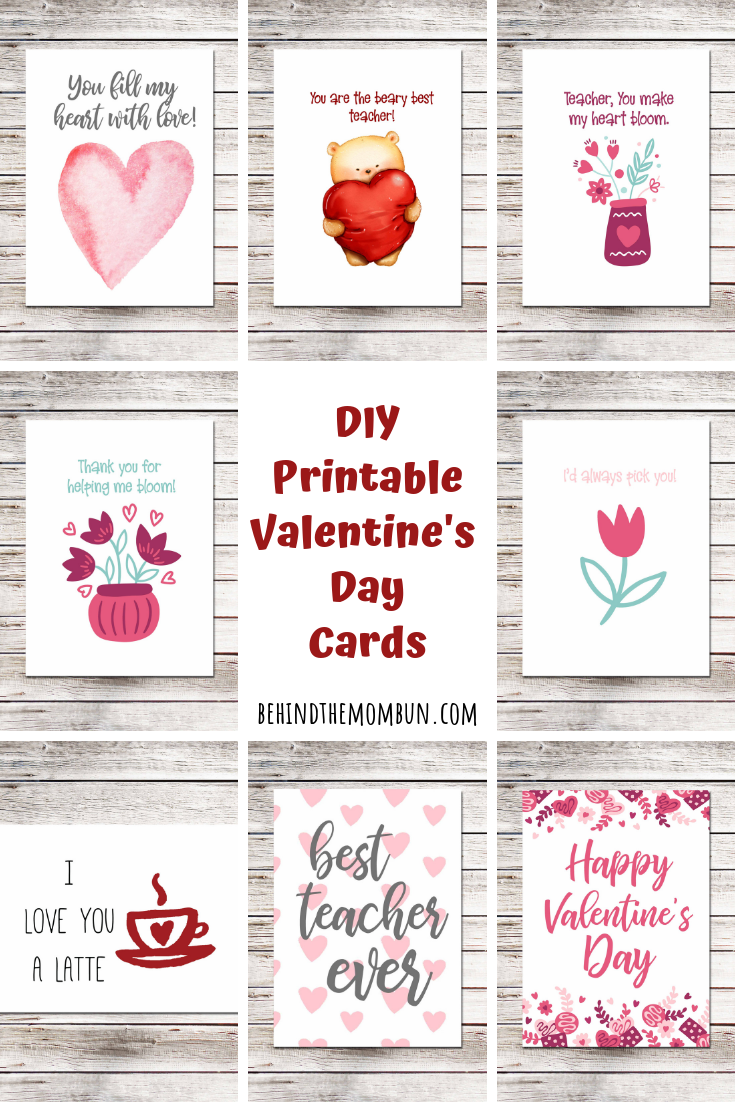 Printable Valentine Cards For Teachers Printable New Year Banners