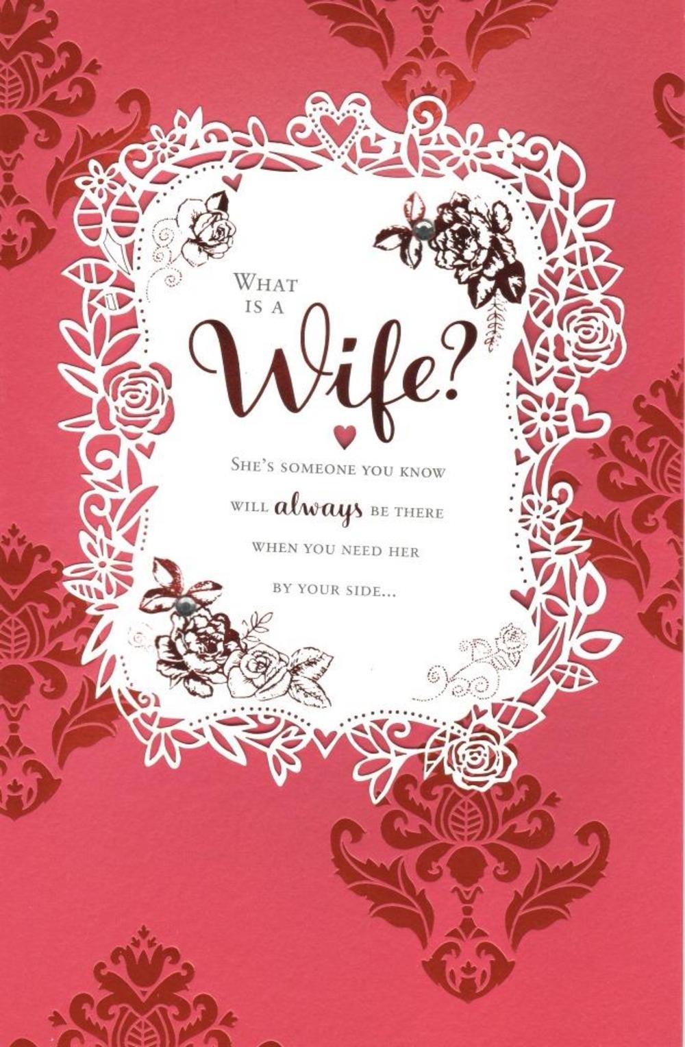 valentine card for wife printable