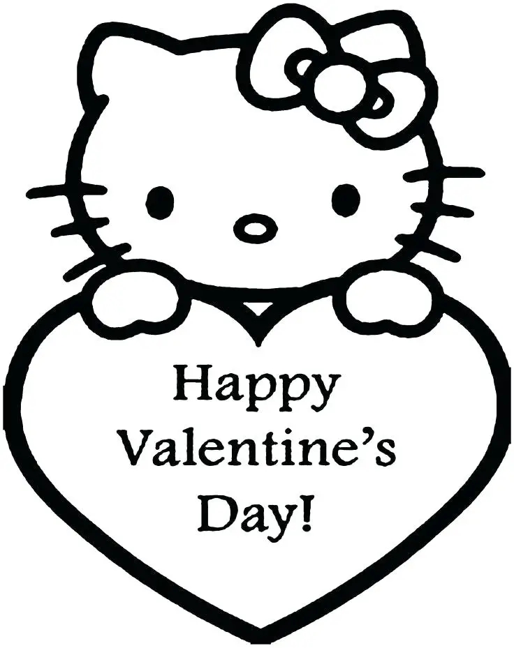 valentine printable cards to color