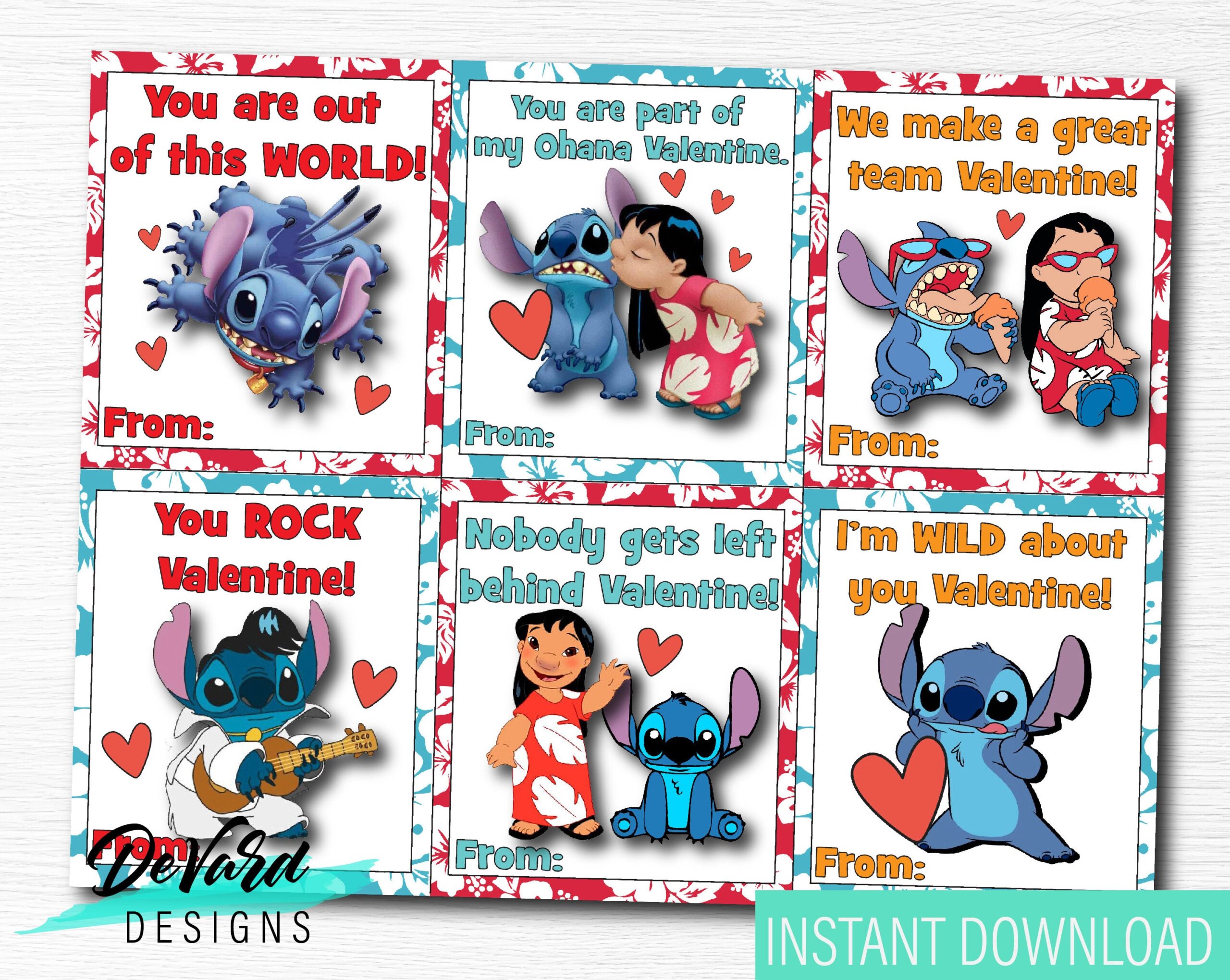 valentines cards printable pdf