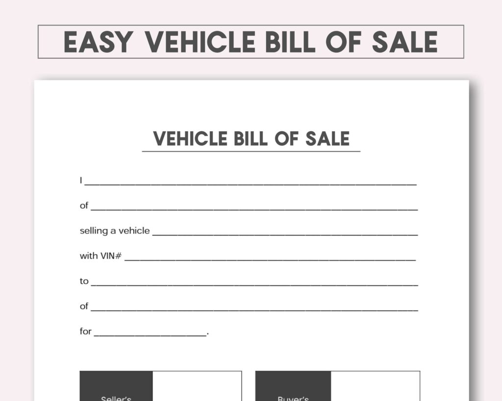 as is bill of sale template