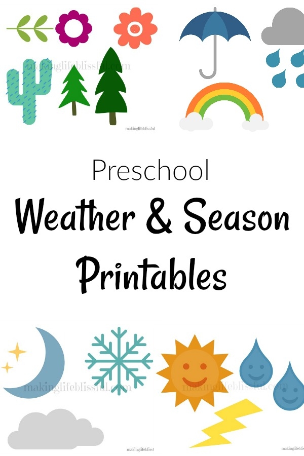 Printable Weather Activities For Preschoolers