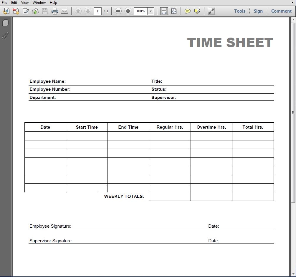 Printable Weekly Time Card Template Printable Templates