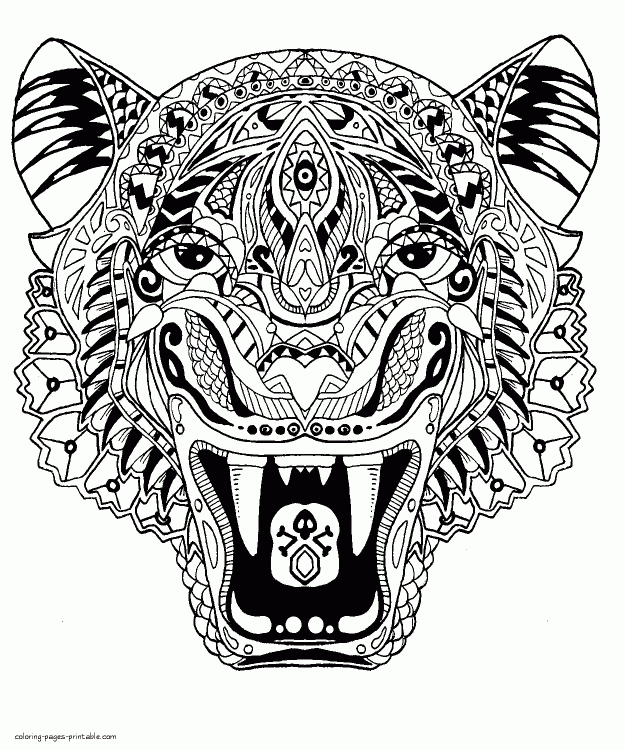 Printable Wild Animal Coloring Pages Printable World Holiday