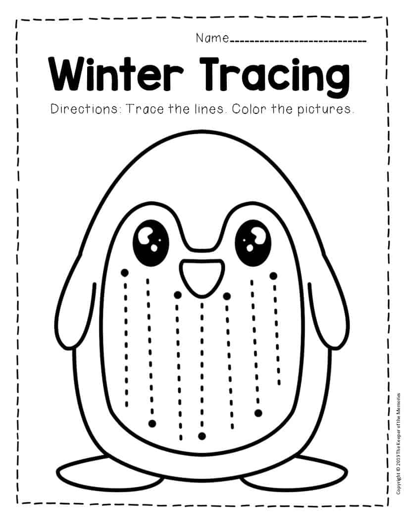 worksheets for winter