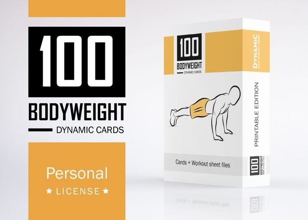 Printable Workout Cards Template Business PSD Excel Word PDF