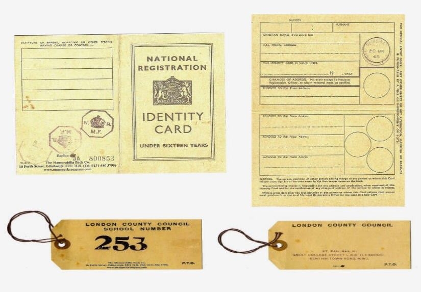 Printable Ww2 Identity Card Template Printable Templates Free