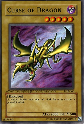 Printable Yugioh Cards Curse Of Dragon