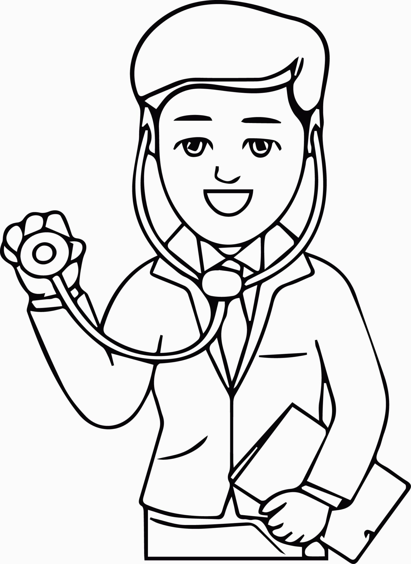 Pro Doctor Coloring Page Free Printable Coloring Pages For Kids