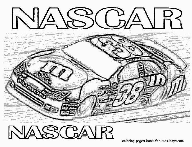 Race Car Coloring Pages Free Coloring Home