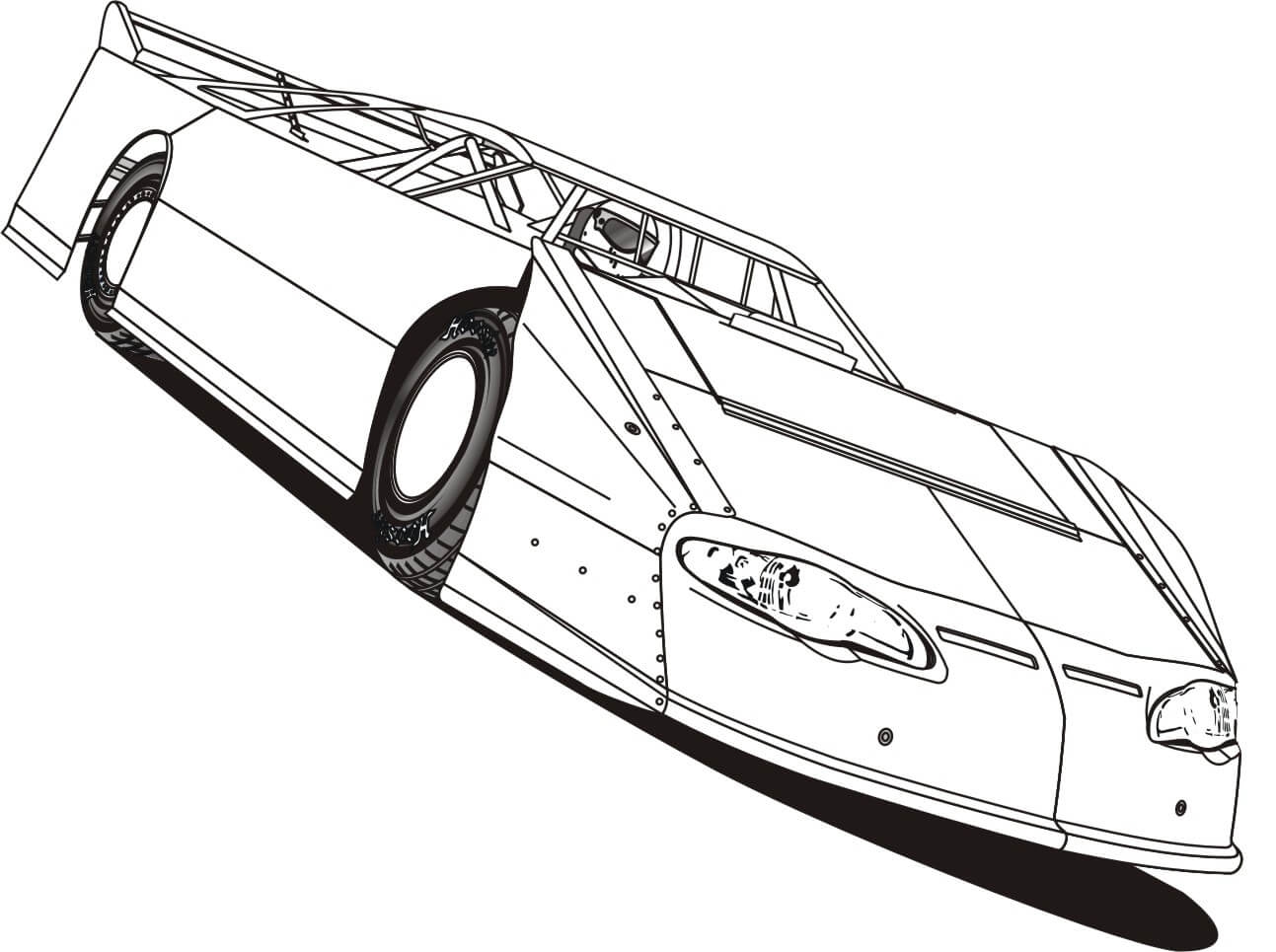 race car coloring pages printable free