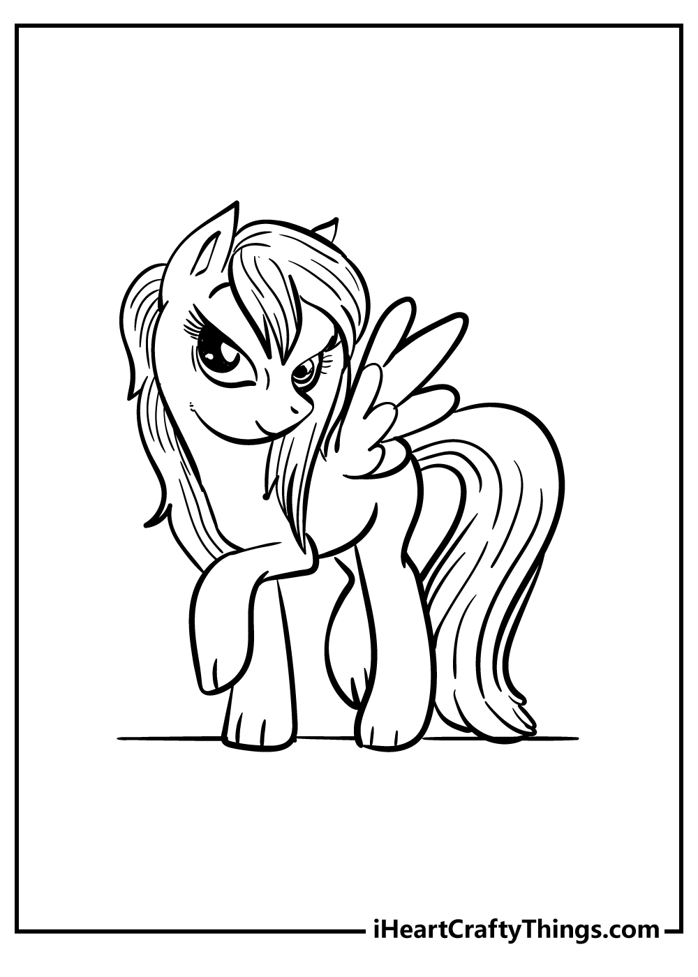 My Little Pony Coloring Pages Fluttershy