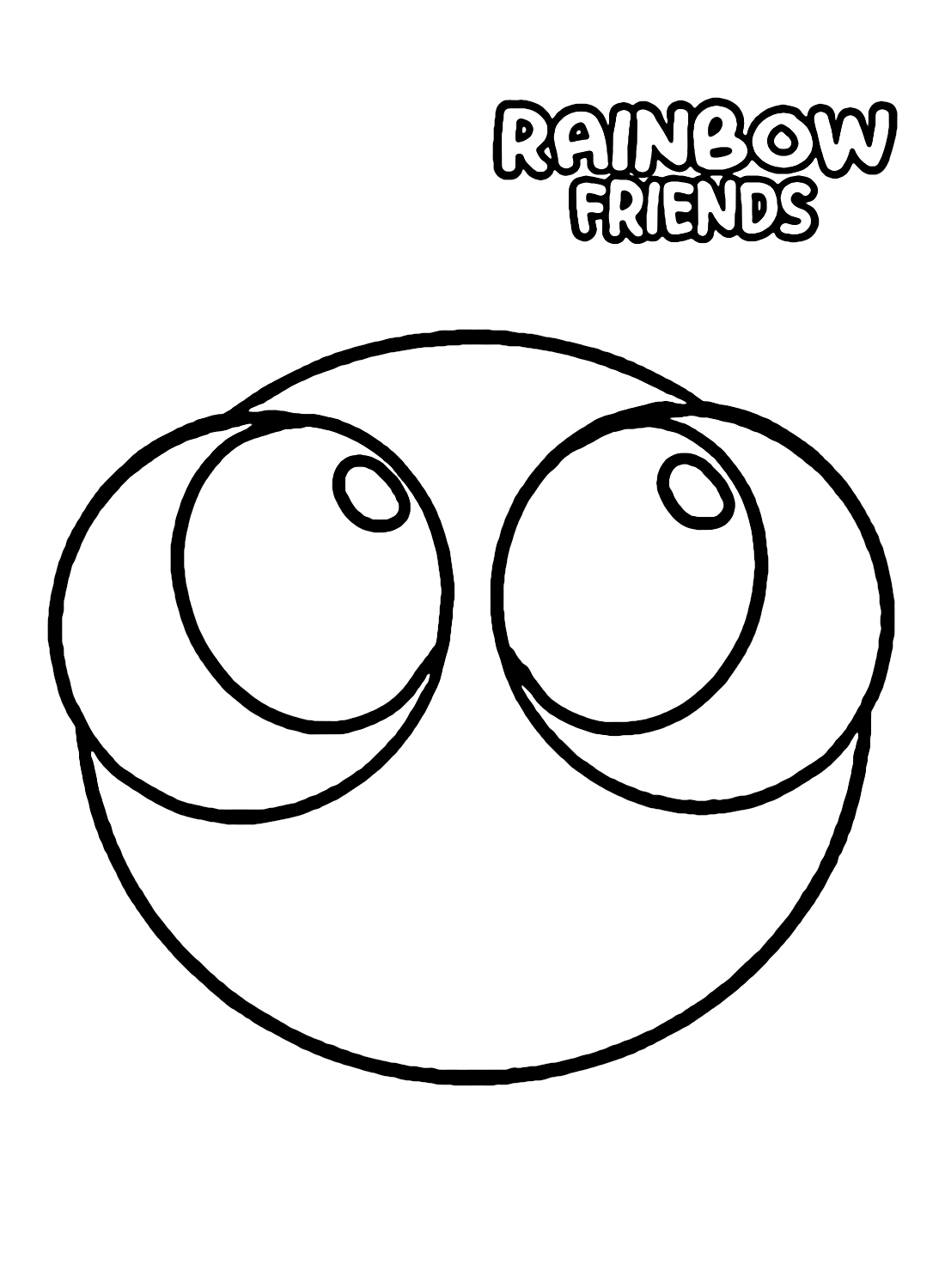 Rainbow Friends Color Pages