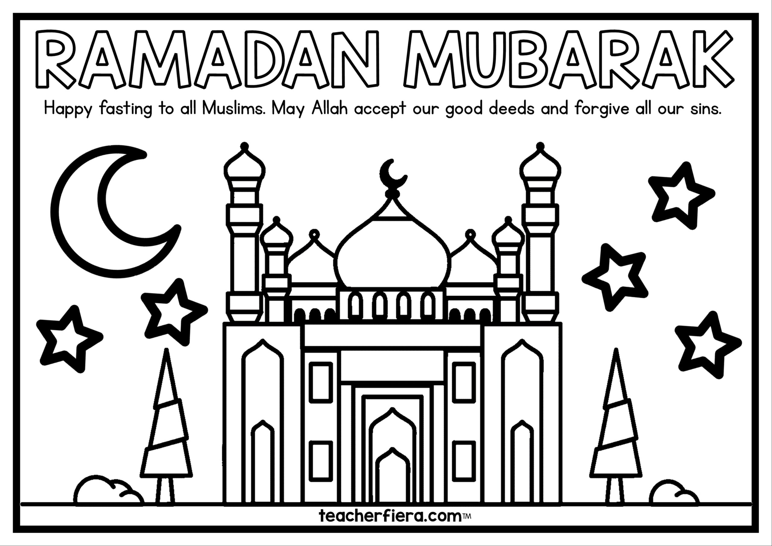 ramadan mubarak printable cards free